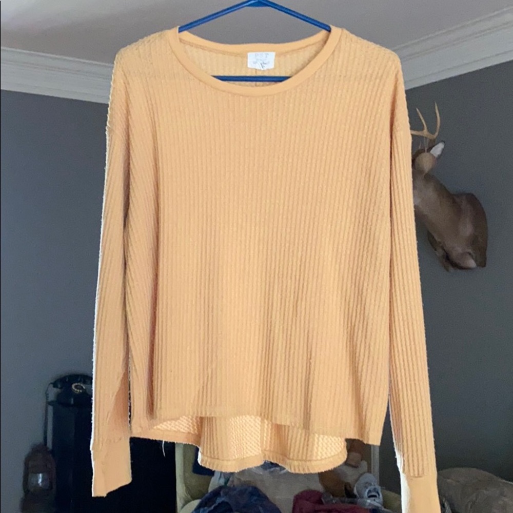 PST Mustard yellow blouse